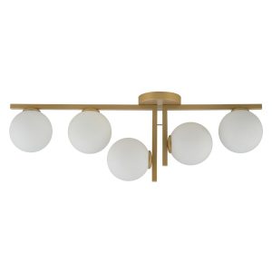eng pl 33339 Modern ceiling lamp ANDY gold OP 5PL 47071 1