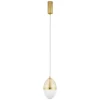 pendul nova luce egna 9009278 led 20w 3000k 2151lm gold metal cognac opal glass ip20 048033