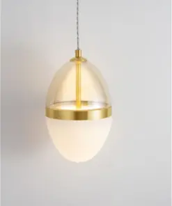 pendul nova luce egna 9009278 led 20w 3000k 2151lm gold metal cognac opal glass ip20 563334